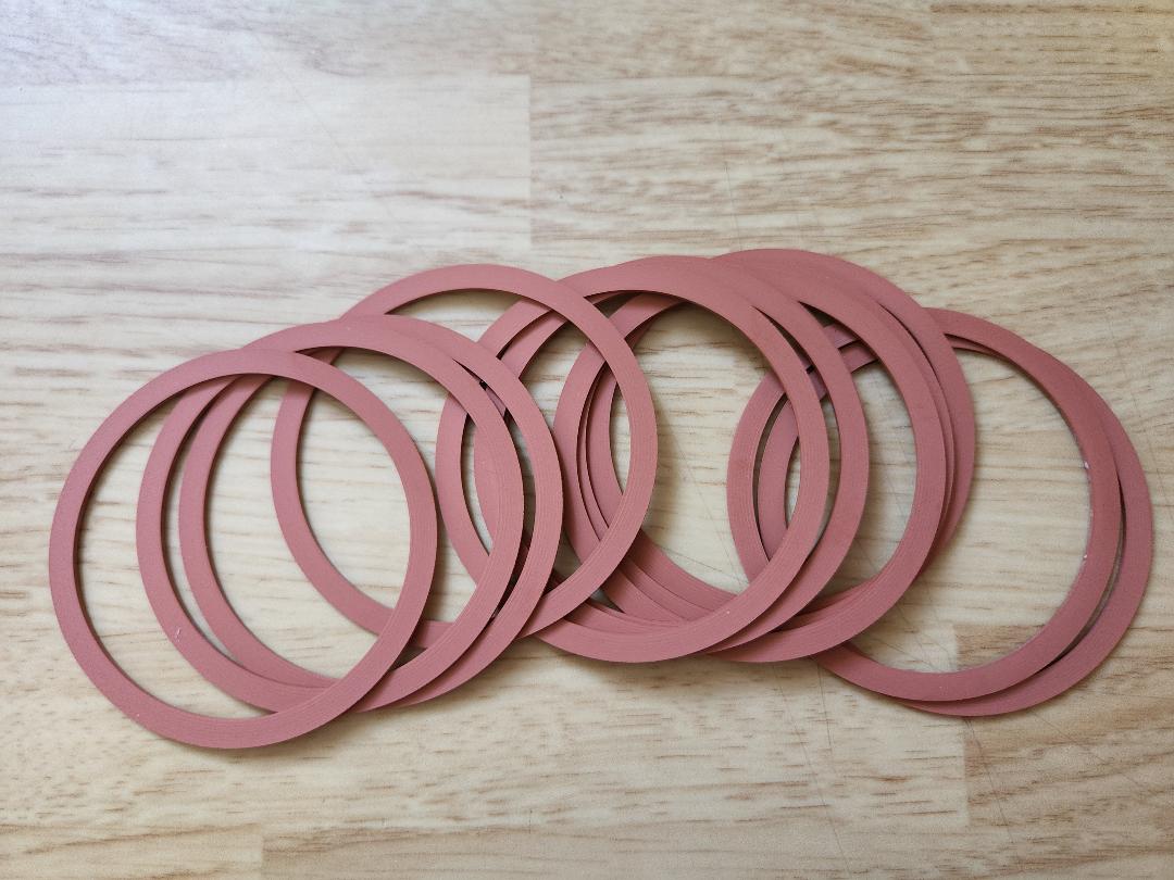 item 63] 100 Replacement Rubber Rings Regular  Mouth (rings only) ~ bulk