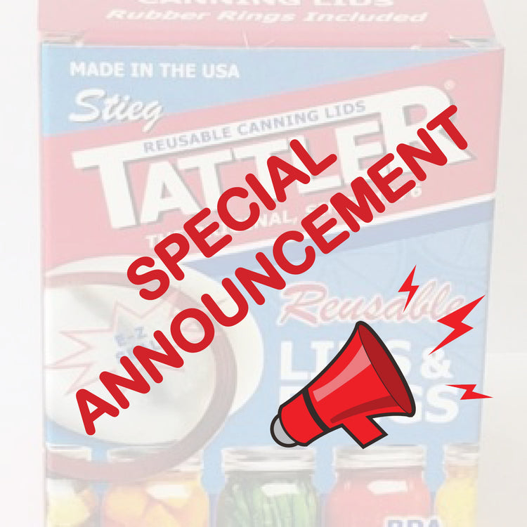 Tattler Reusable Canning Lids Tattler Lids