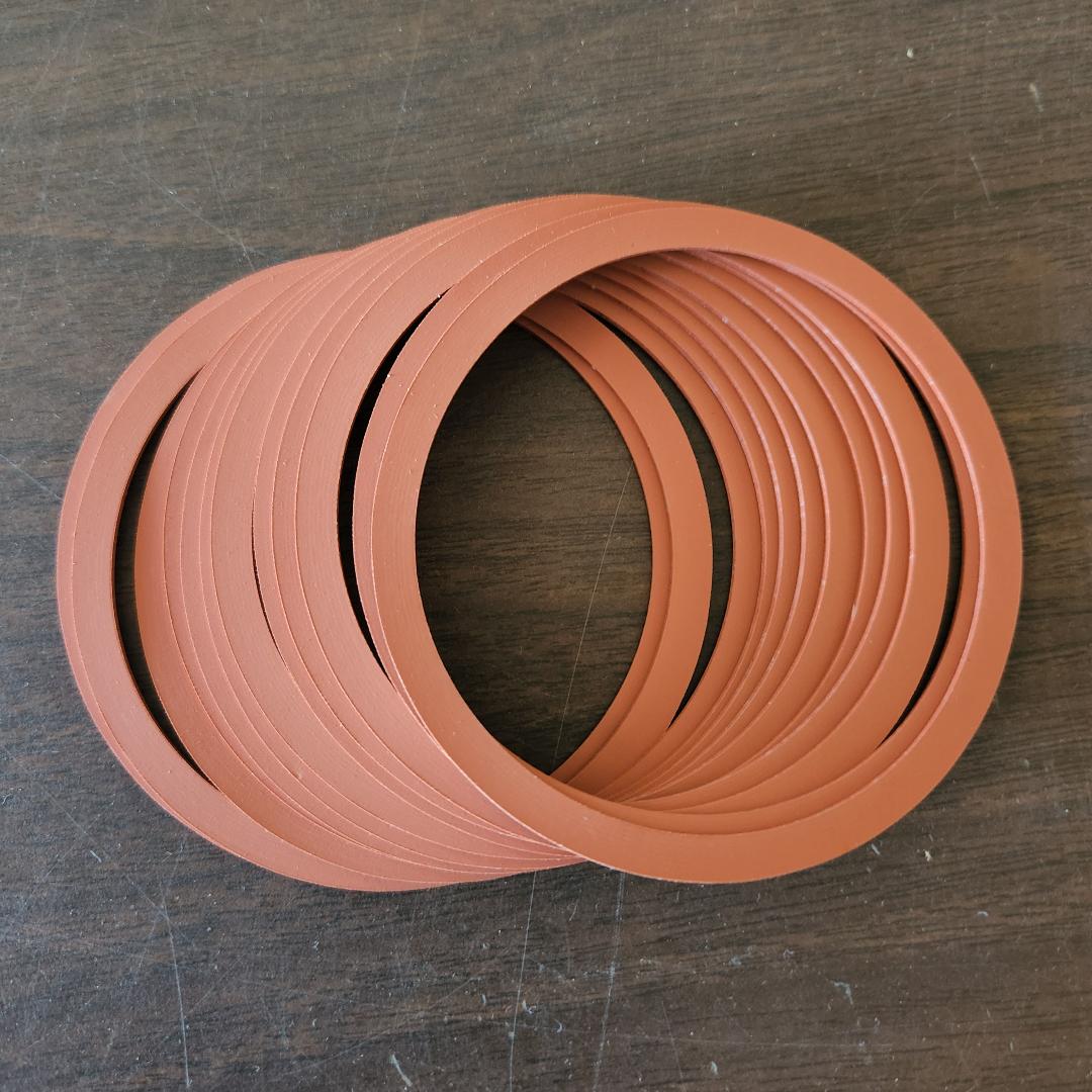 item 61] 1 dozen replacement rubber rings wide mouth (rings only) ~ bulk