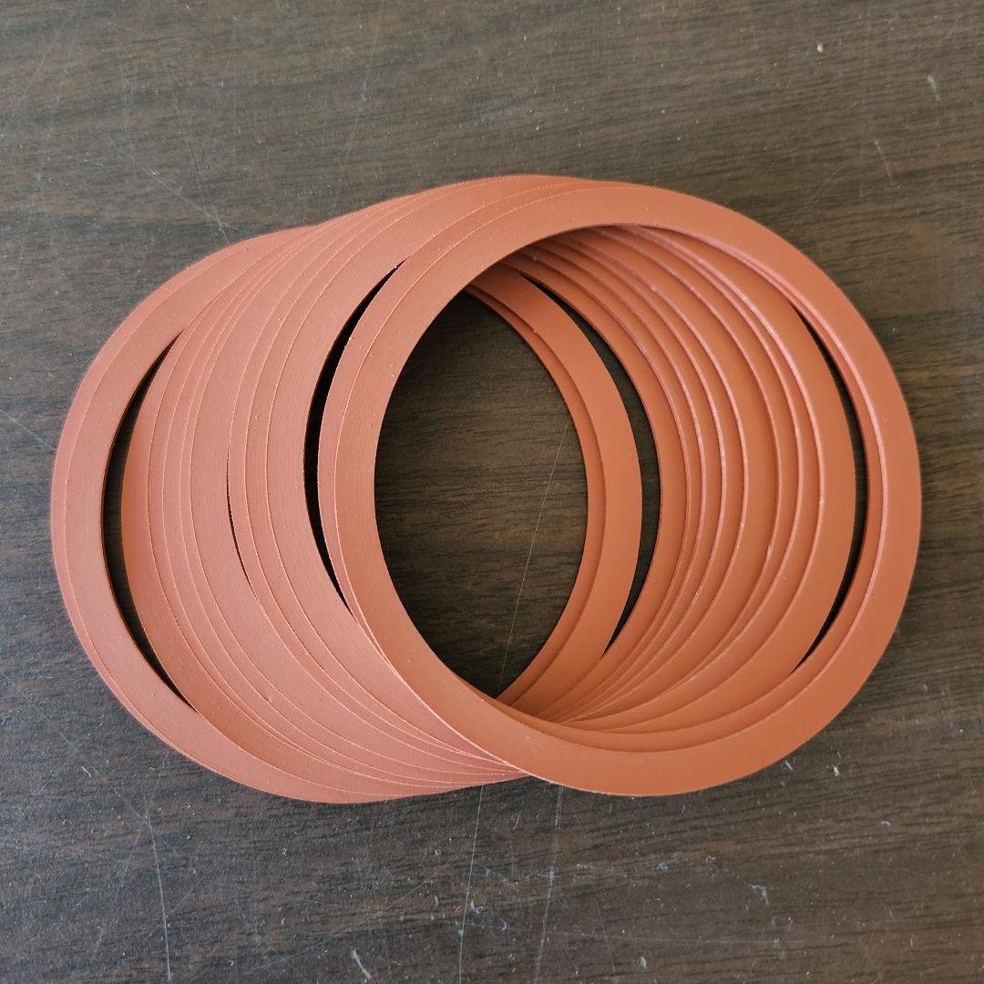 Item 64] 100 Replacement Rubber Rings Wide Mouth (rings only) bulk