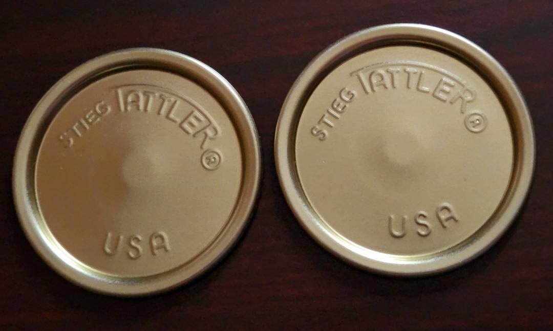 item 16] 100 Count Seal-Loc DISPOSABLE Regular Mouth Metal Lids (RUBBER RINGS SOLD SEPARATELY)